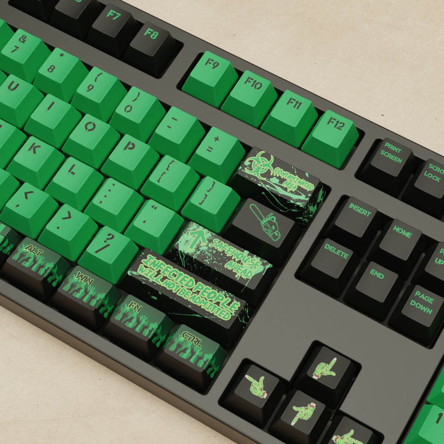 Zombie Keycaps | Ghost Keycaps