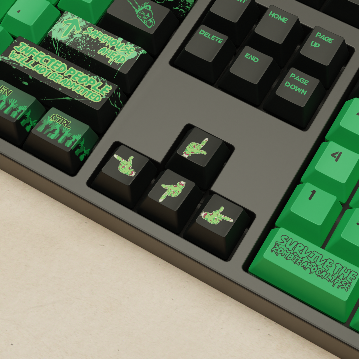 Zombie Keycaps | Ghost Keycaps