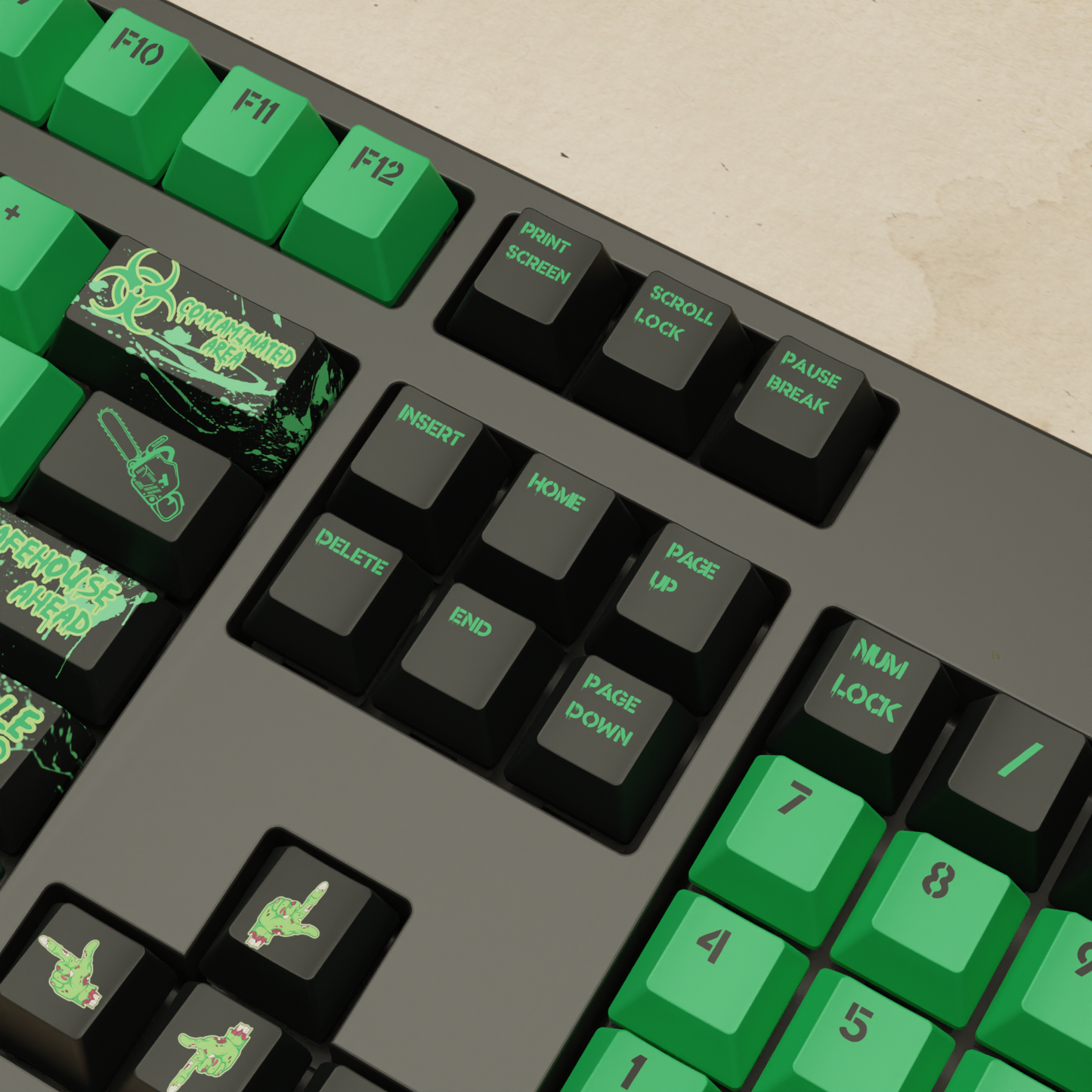 Zombie Keycaps | Ghost Keycaps