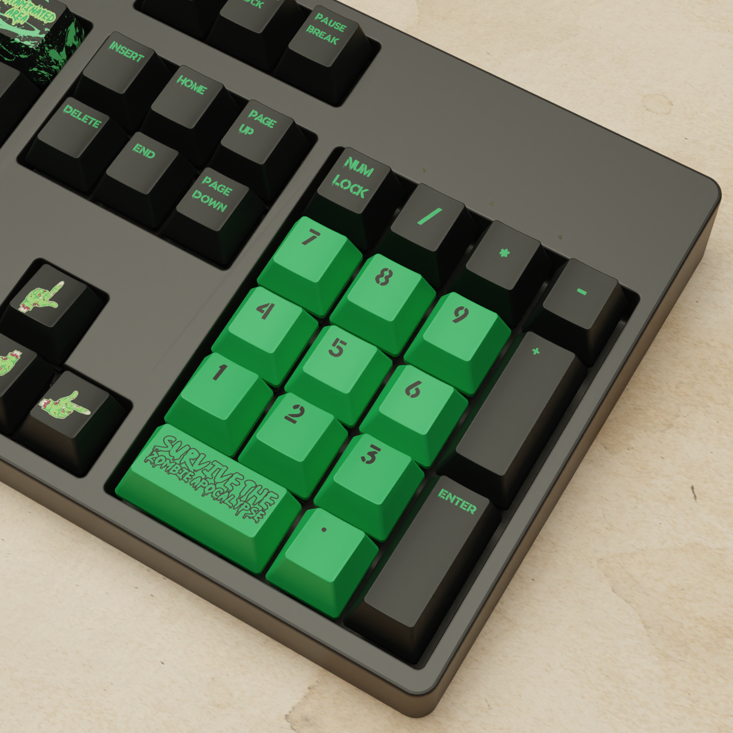 Zombie Keycaps | Ghost Keycaps
