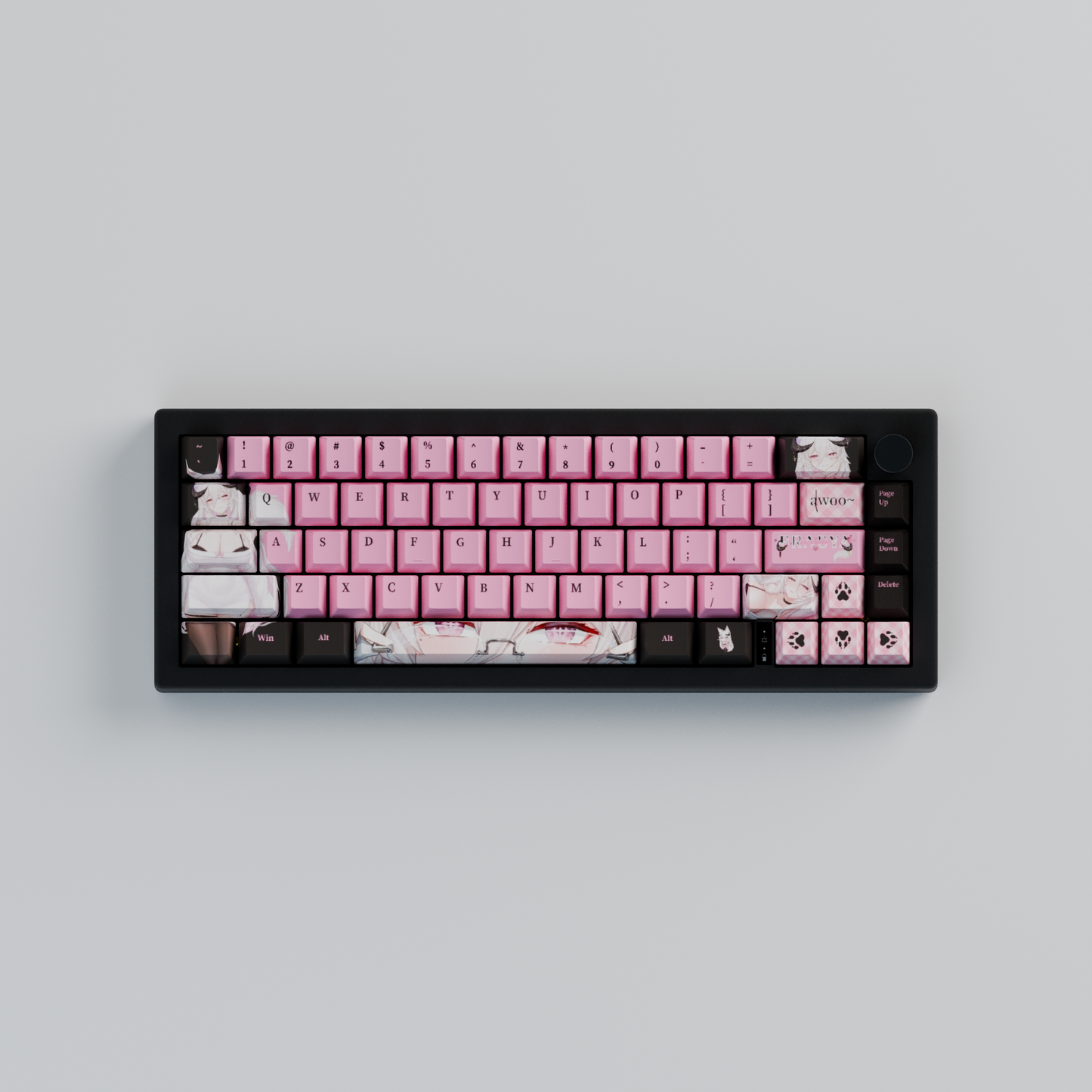 Fraeya 65% RGB Mechanical Keyboard + Keycaps(Collabs)
