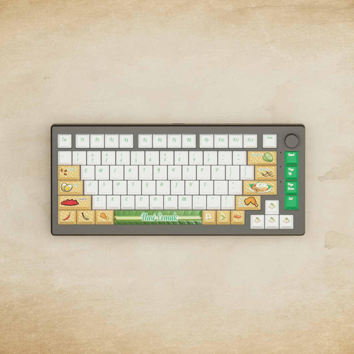 Alpha 82 - 75% Nasi Lemak Mechanical Keyboard