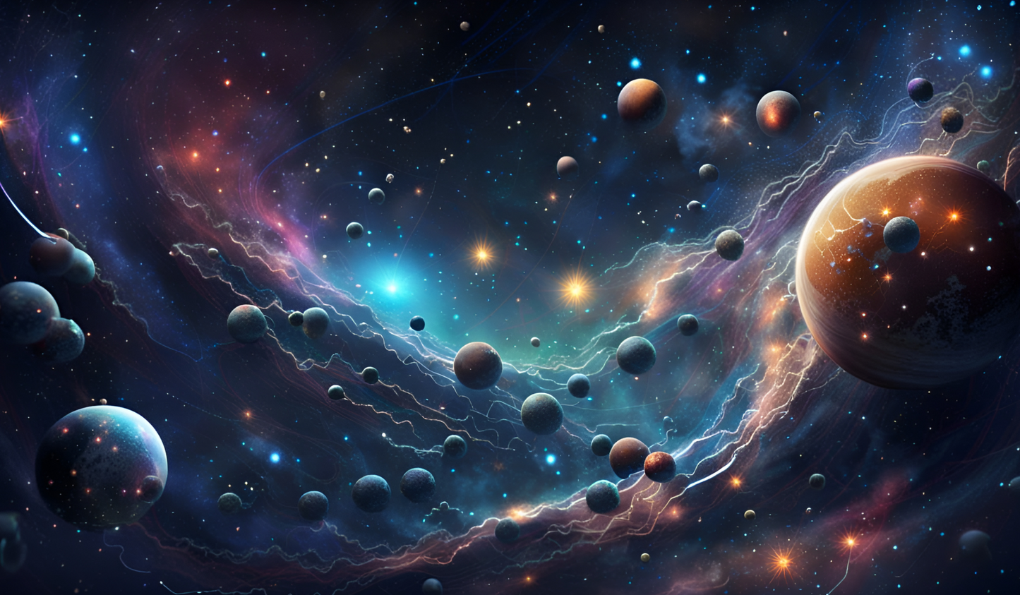 Eye of the Galaxy | Custom Artisan Mousepad | Gaming & Office Desk Mat