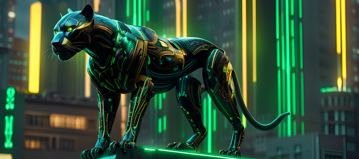 Futuristic Fusion | Custom Artisan Mousepad | Gaming & Office Desk Mat