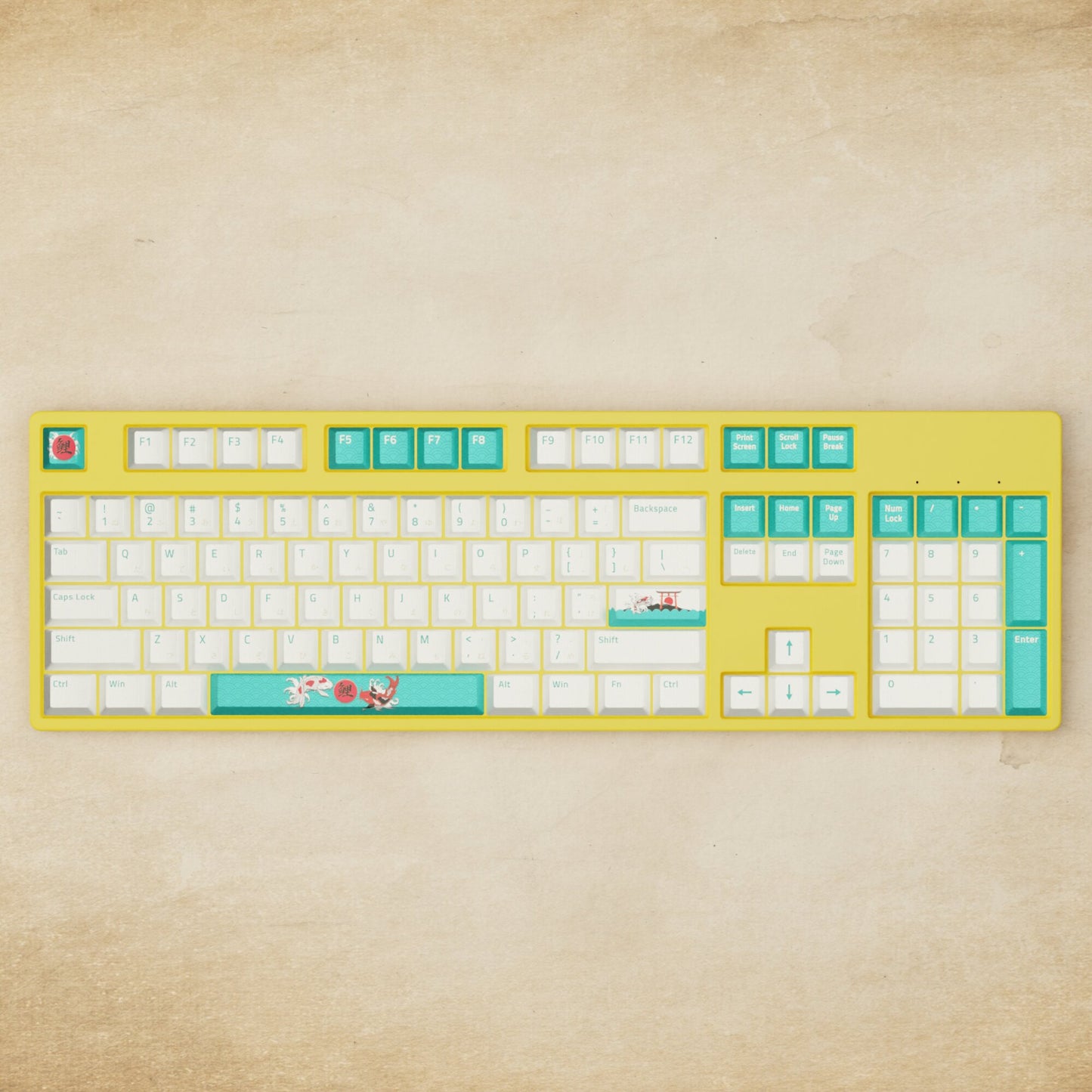 Alpha 108 - 100% Koi Mechanical Keyboard
