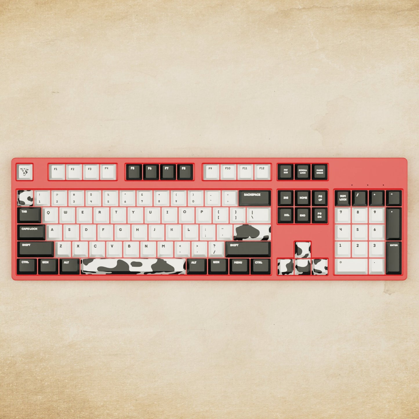 Alpha 108 - 100% Cow Mechanical Keyboard