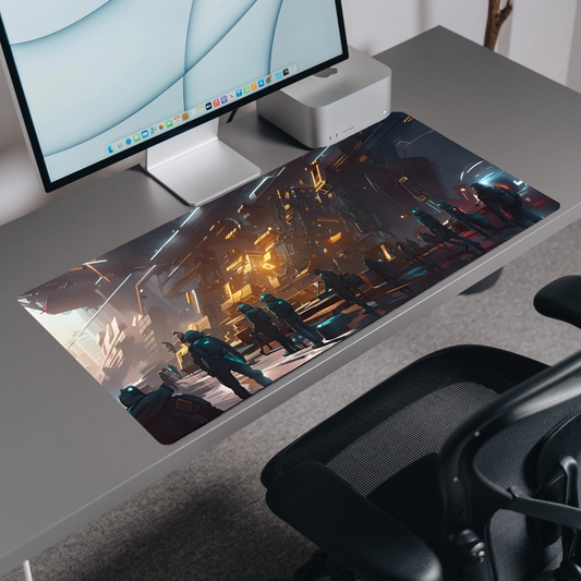 Robotic Rhapsody | Custom Artisan Mousepad | Gaming & Office Desk Mat