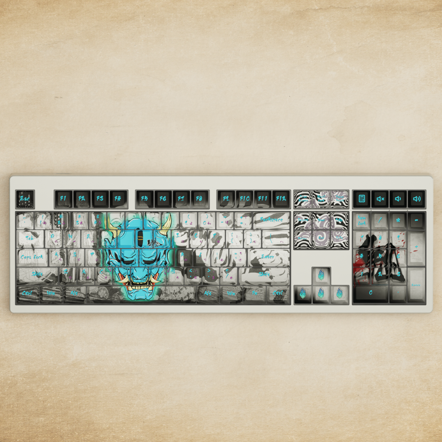 Monsgeek M5 - 100% Oni Mechanical Keyboard