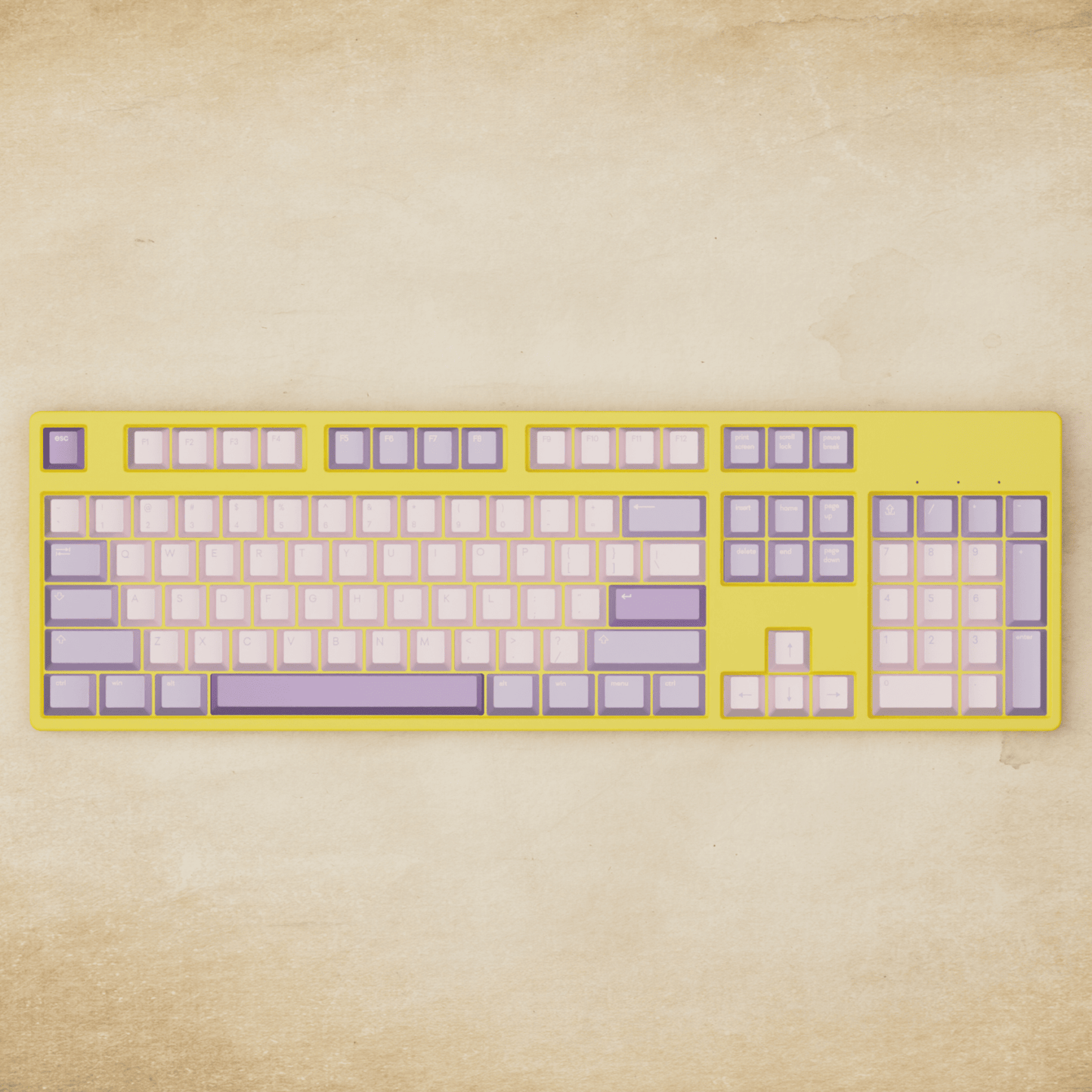 Alpha 108 - 100% Yam Mechanical Keyboard