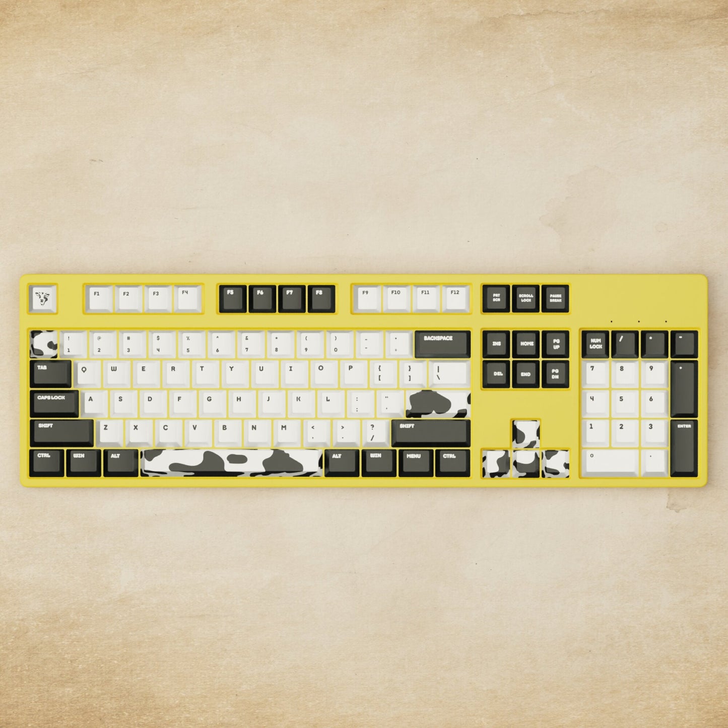 Alpha 108 - 100% Cow Mechanical Keyboard