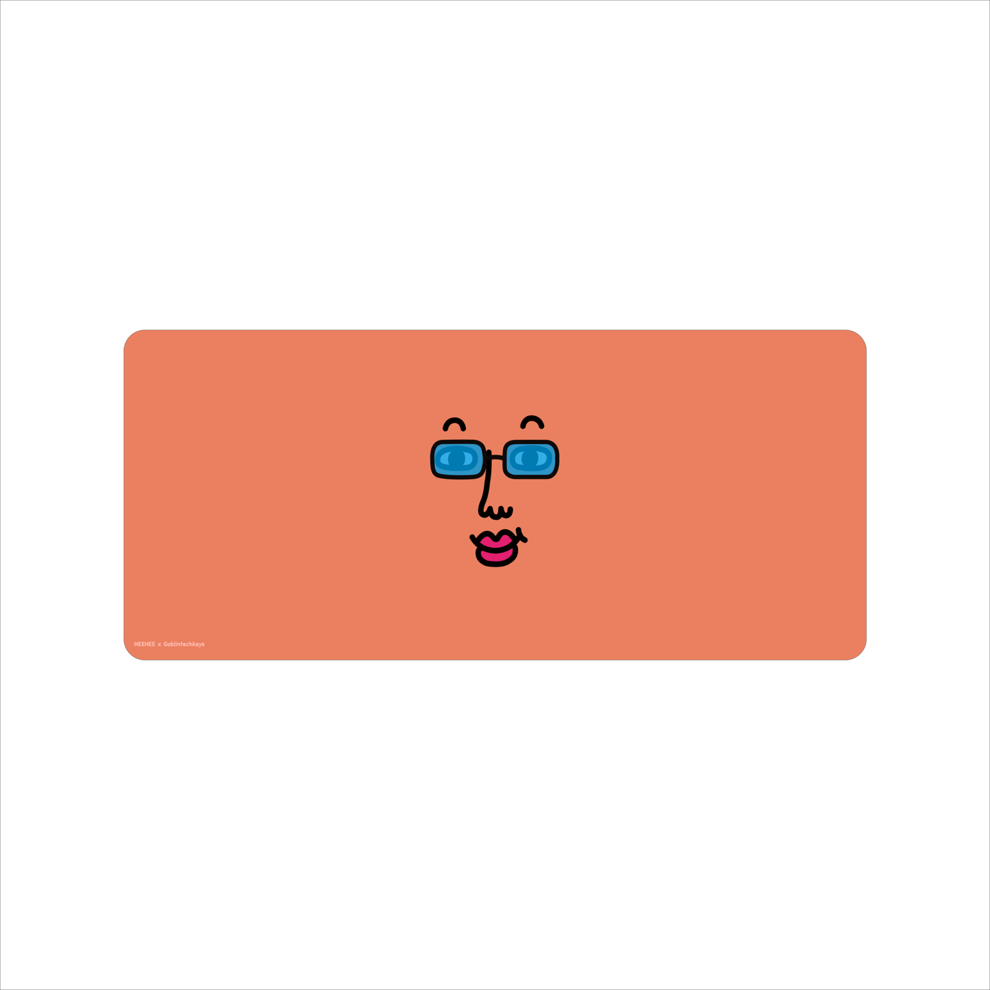 HEEHEE Design C Deskmat (Collabs) - Goblintechkeys