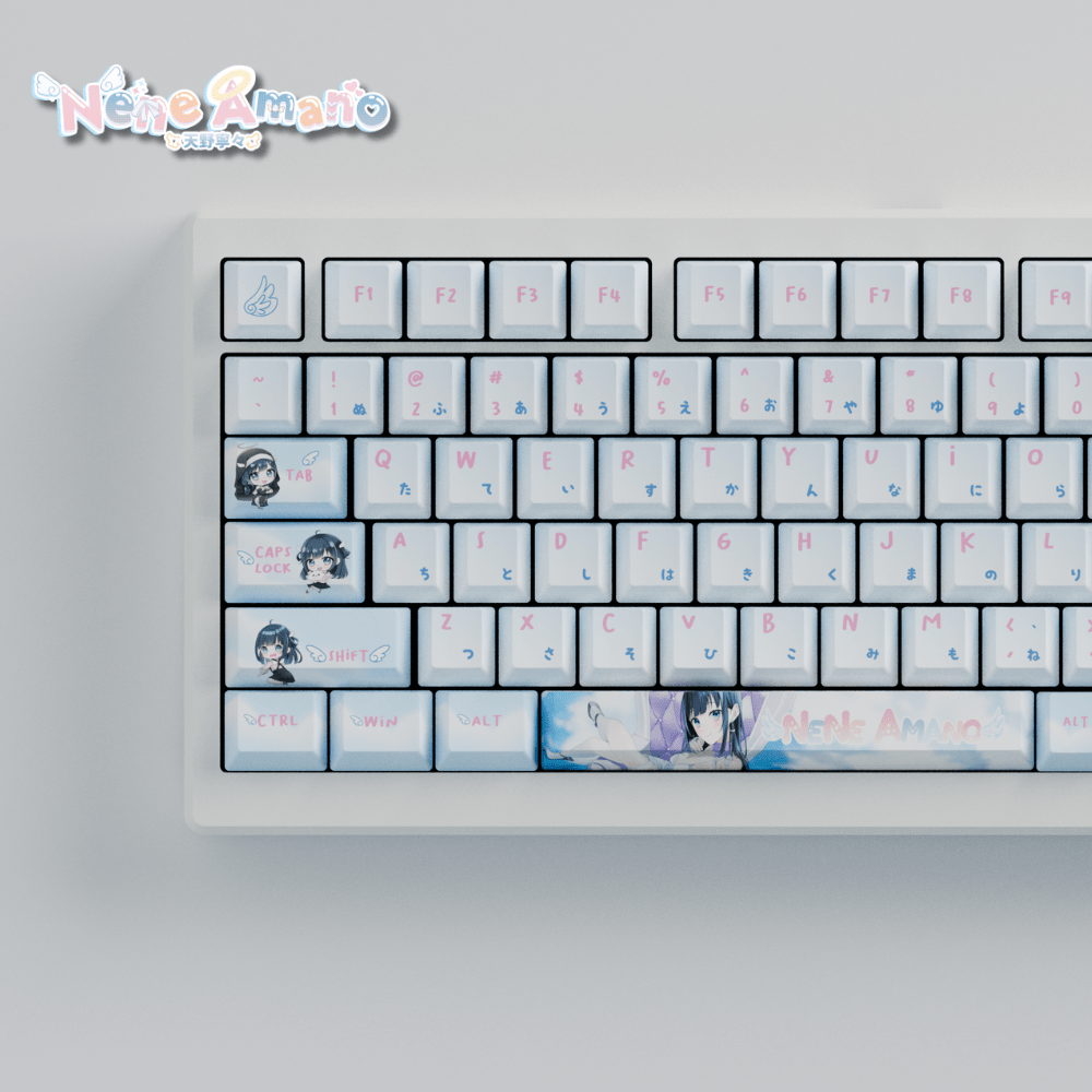 Nene Amano Celestial Harmony 75% RGB Mechanical Keyboard(Collabs) - Goblintechkeys