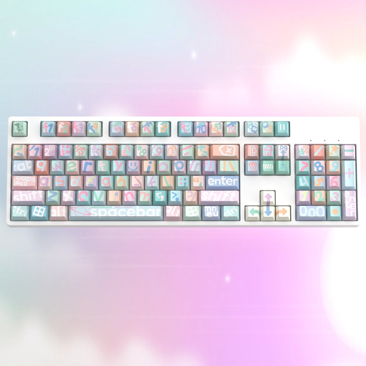Pastel Chaos goblin - colabs set by MARI._.OFFICE - Goblintechkeys