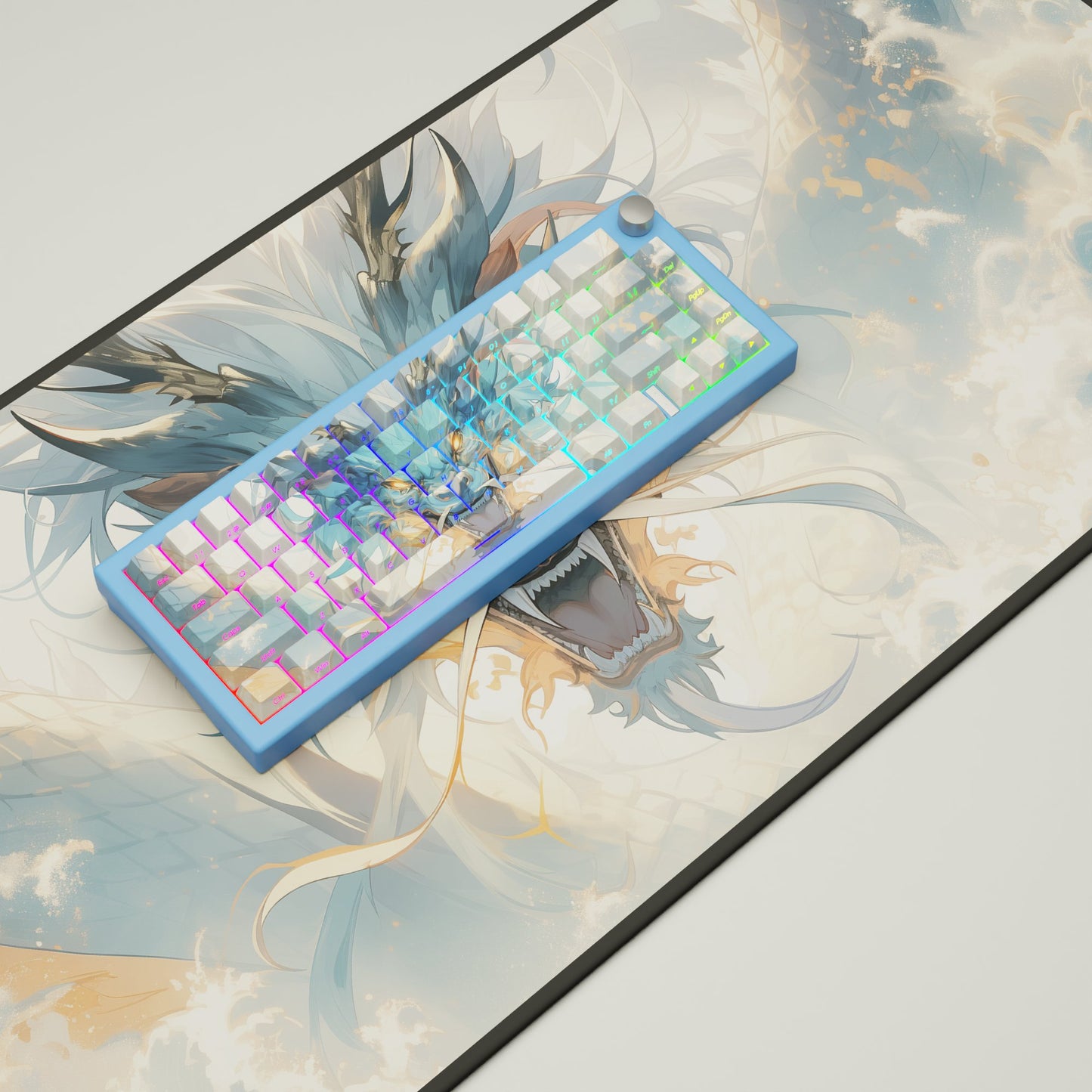 Water Dragon GMK67 Keyboard | Designed By Serenity Starlight - Goblintechkeys
