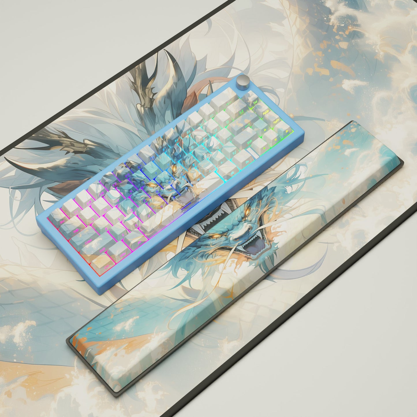 Water Dragon GMK67 Keyboard | Designed By Serenity Starlight - Goblintechkeys