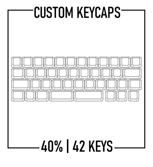 40% Keyboard Custom Keycaps ( ANSI | 42 Keys ) - Goblintechkeys