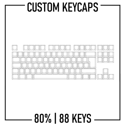 80% TKL keyboard Custom PBT Keycap set ( ISO | 88 Keys ) - Goblintechkeys