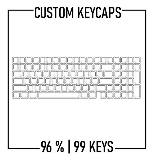 96% Keyboard Custom Keycaps ( ANSI | 99 Keys ) - Goblintechkeys