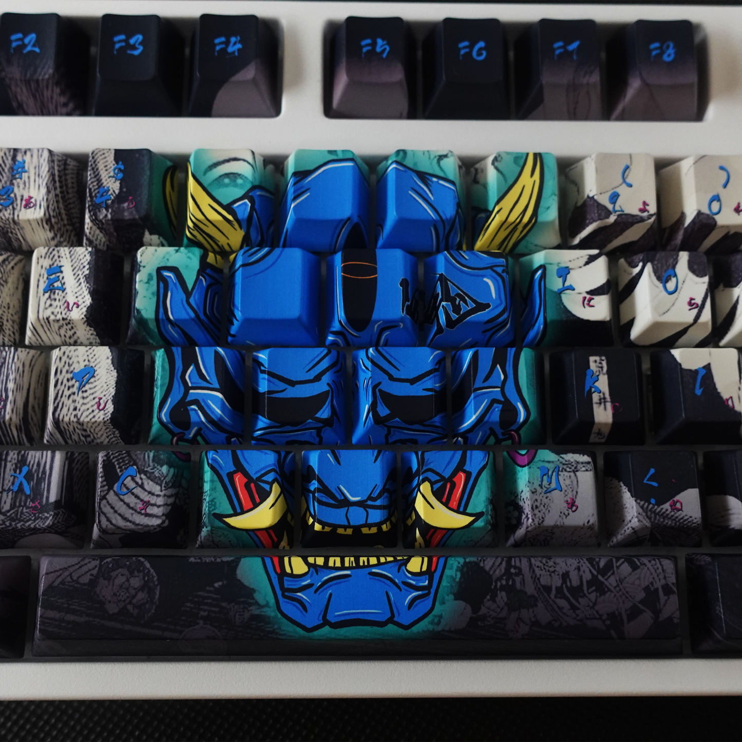 Japanese Oni Keycaps