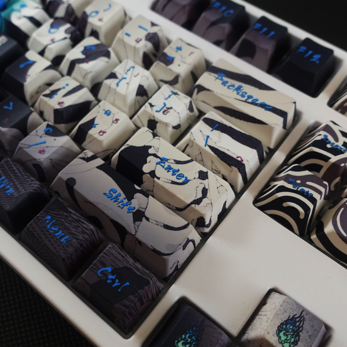 Japanese Oni Keycaps