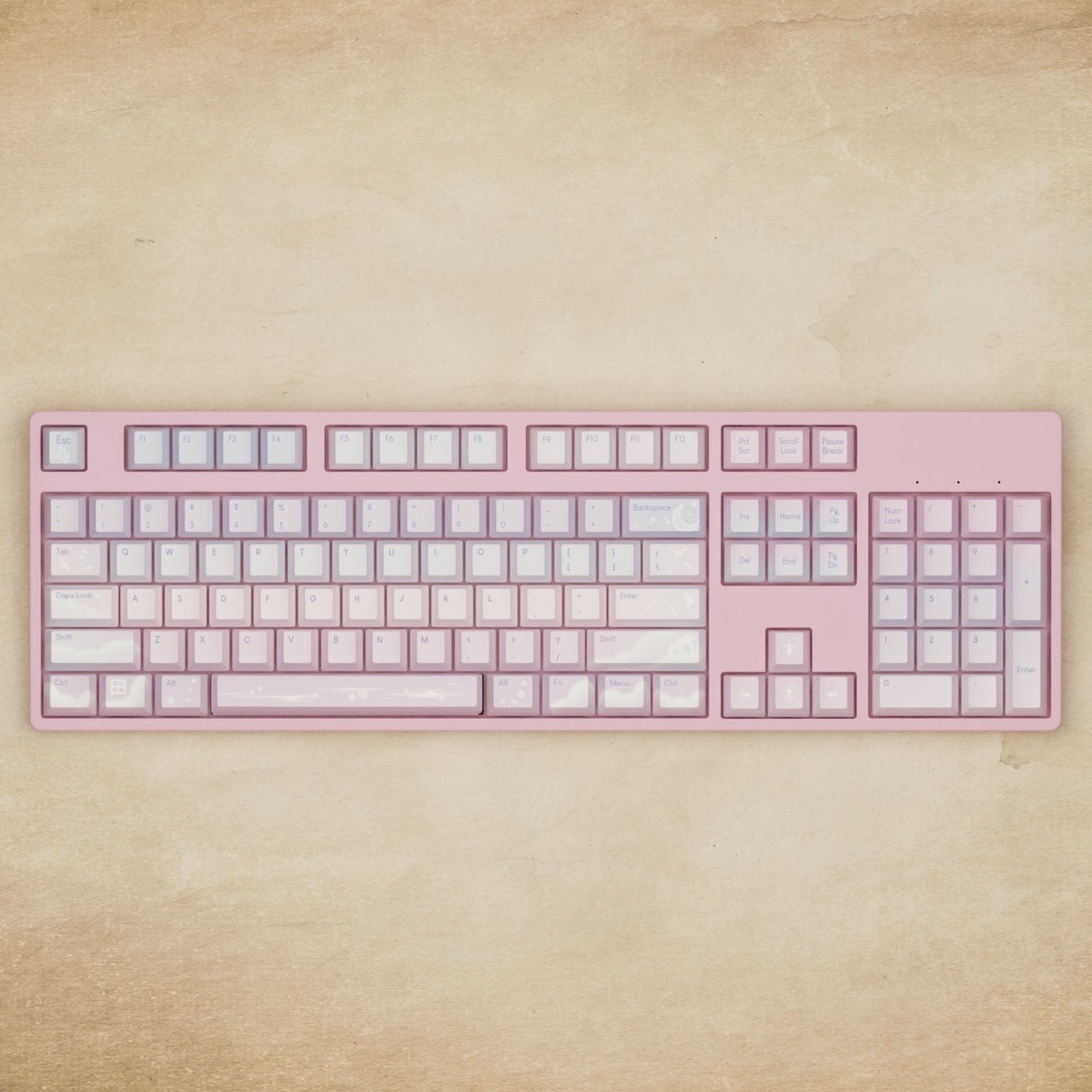 Aesthetic Sky Keycaps - Goblintechkeys