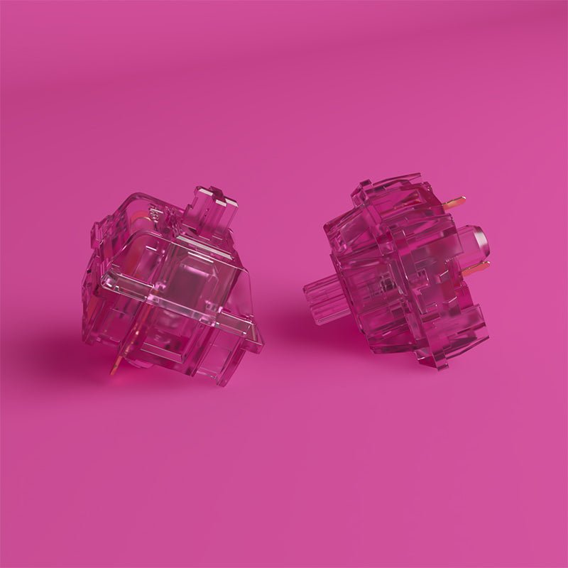 Akko Switches - CS Crystal Wine Red Switches (45pcs) - Goblintechkeys