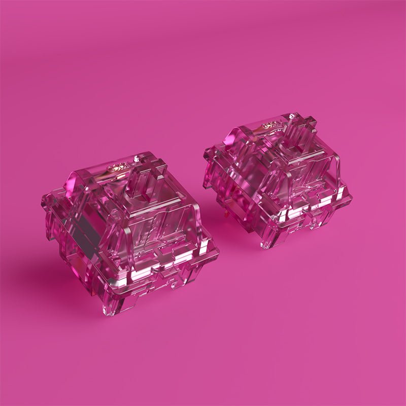 Akko Switches - CS Crystal Wine Red Switches (45pcs) - Goblintechkeys
