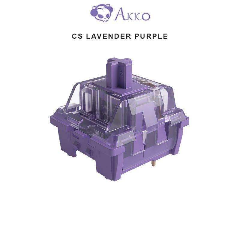 Akko Switches - CS Lavender Purple Switches (45pcs) - Goblintechkeys