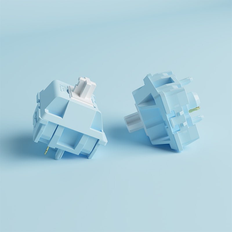Akko Switches - CS Snow Blue Gray Switches (45pcs) - Goblintechkeys