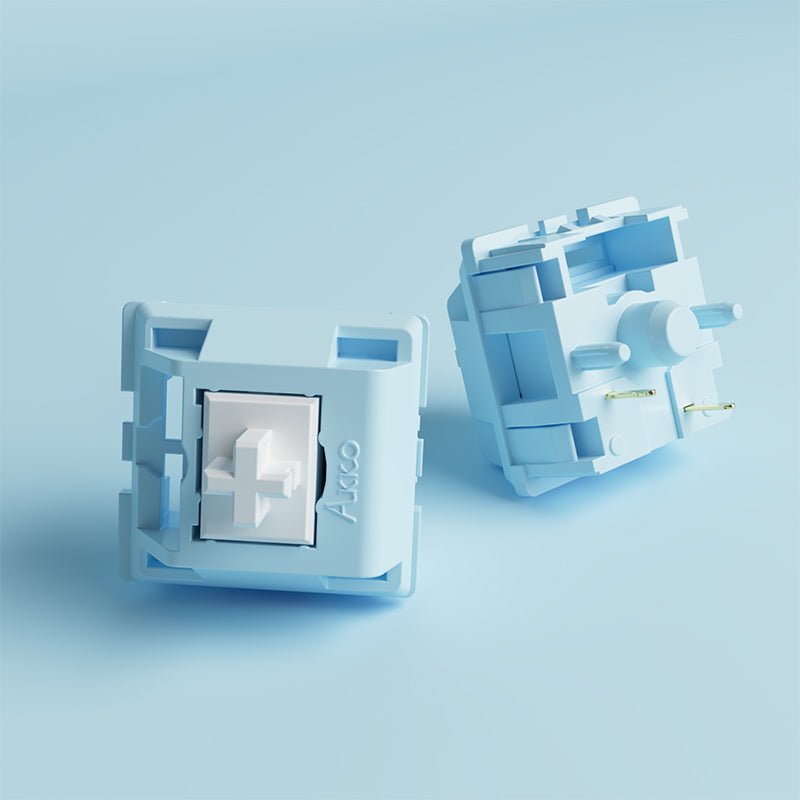 Akko Switches - CS Snow Blue Gray Switches (45pcs) - Goblintechkeys