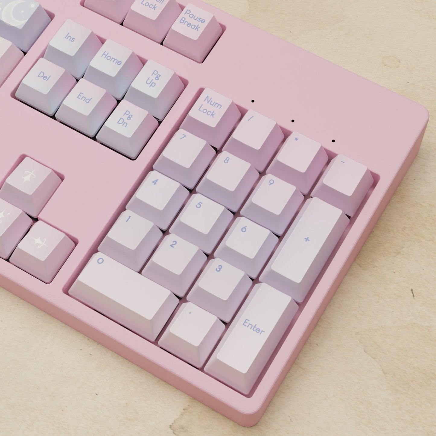 Alpha 108 - 100% Aesthetic Sky Mechanical Keyboard - Goblintechkeys