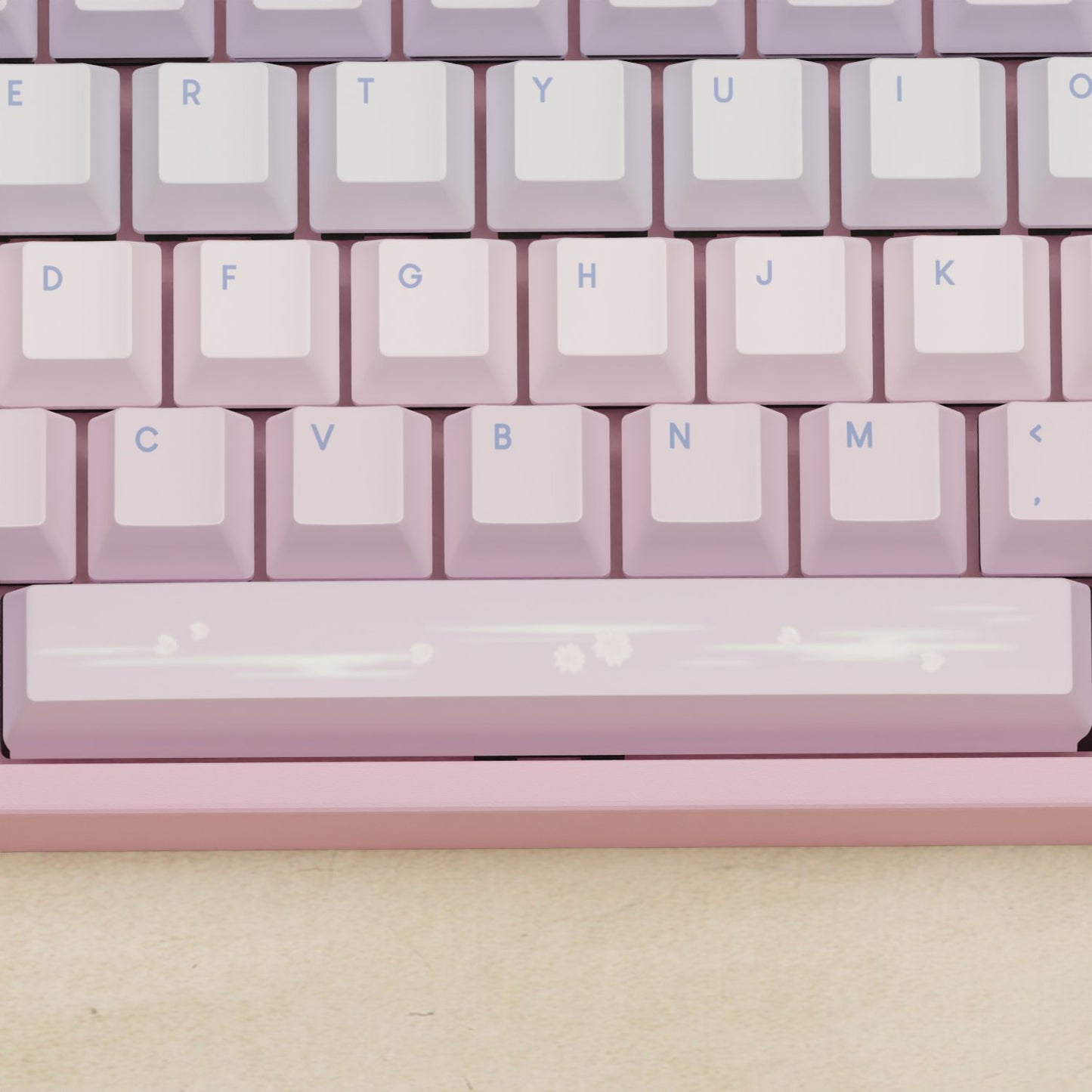 Alpha 108 - 100% Aesthetic Sky Mechanical Keyboard - Goblintechkeys