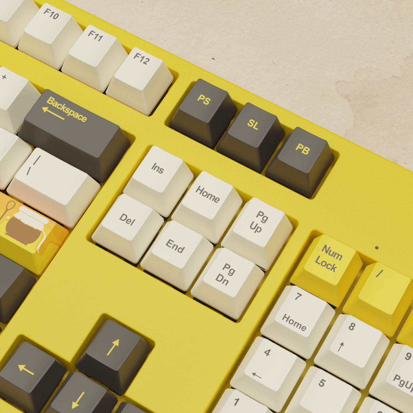 Alpha 108 - 100% Bee Mechanical Keyboard - Goblintechkeys