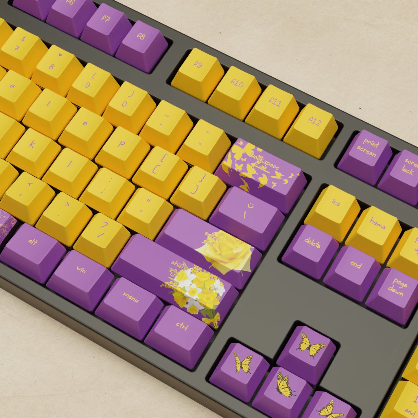 Alpha 108 - 100% Butterfly Mechanical Keyboard - Goblintechkeys