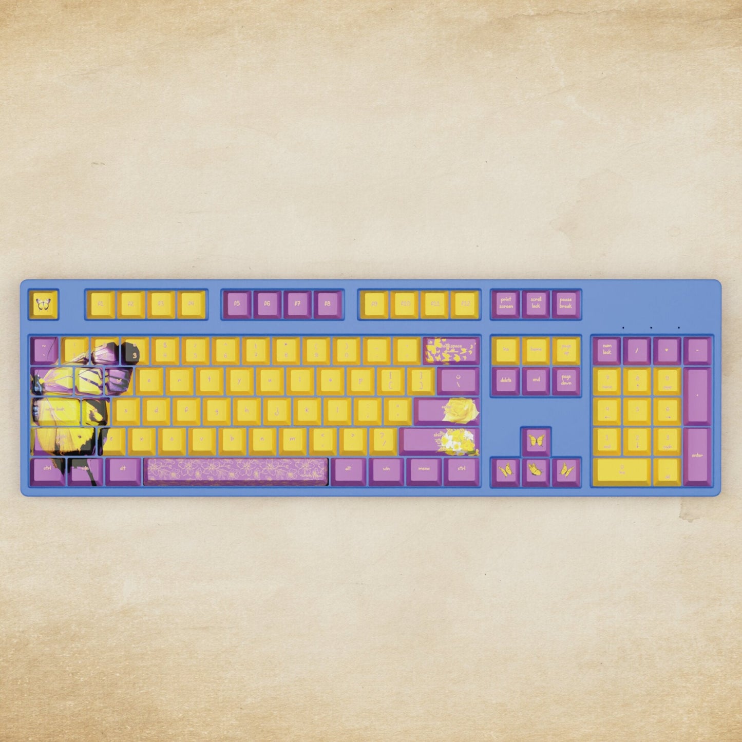 Alpha 108 - 100% Butterfly Mechanical Keyboard - Goblintechkeys