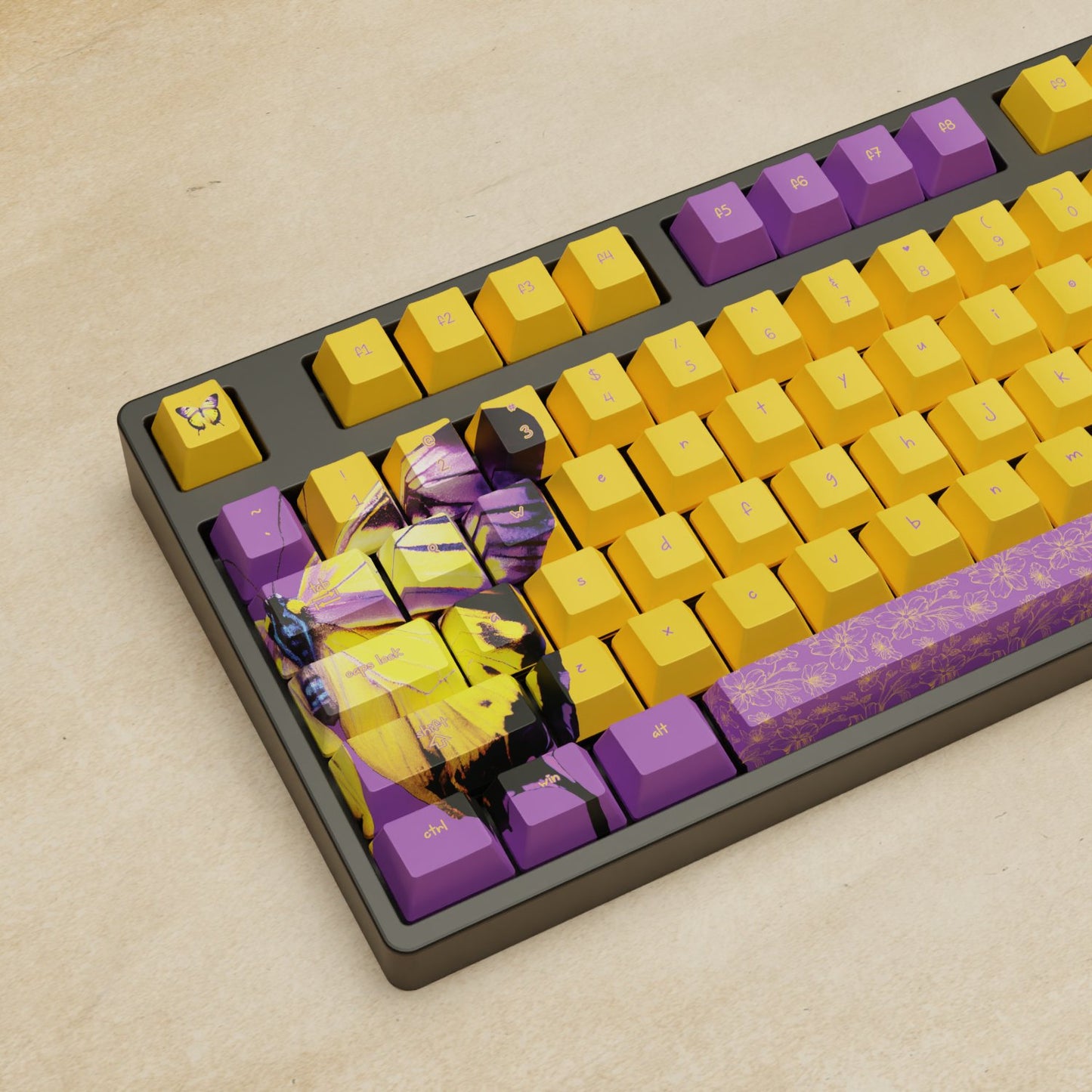 Alpha 108 - 100% Butterfly Mechanical Keyboard - Goblintechkeys
