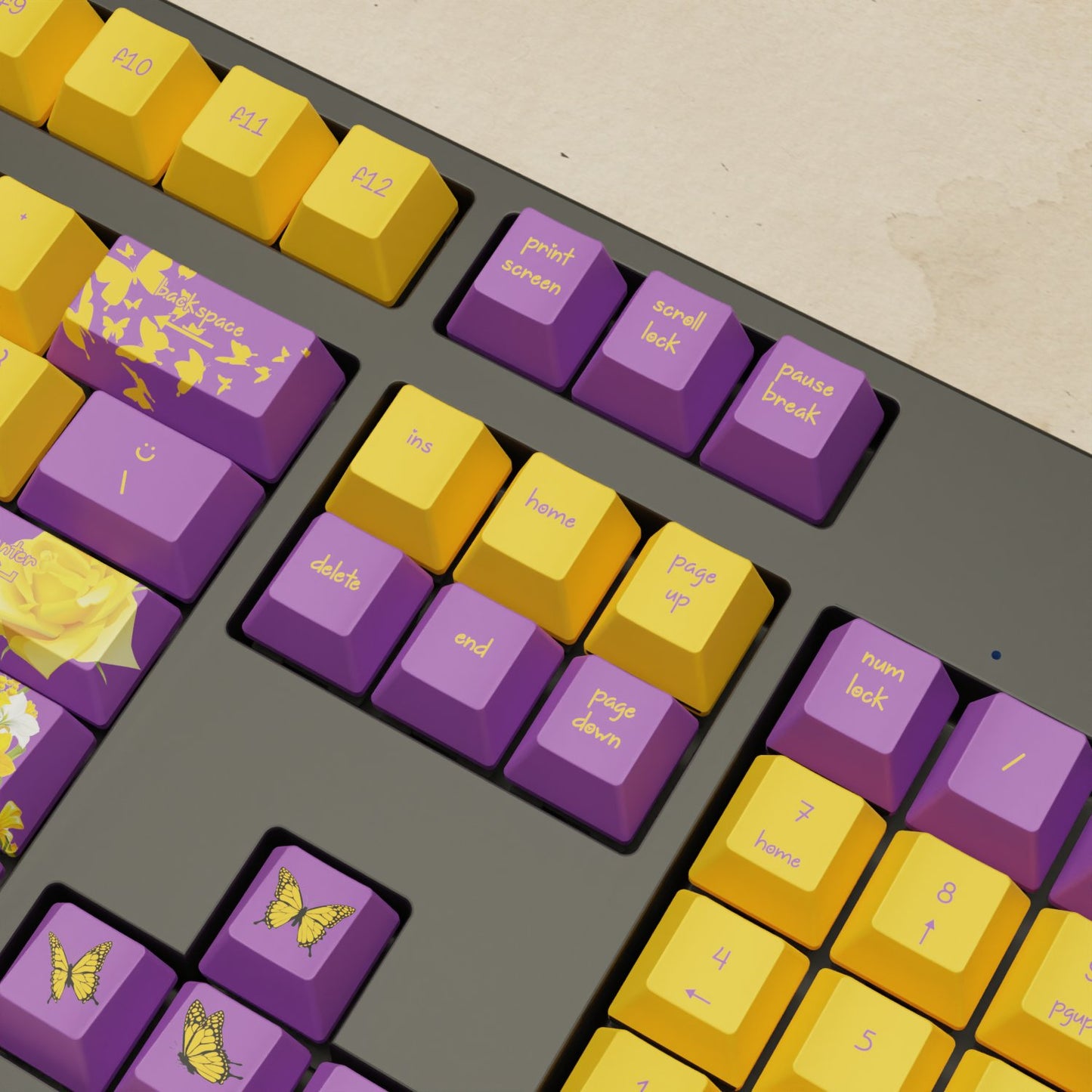 Alpha 108 - 100% Butterfly Mechanical Keyboard - Goblintechkeys
