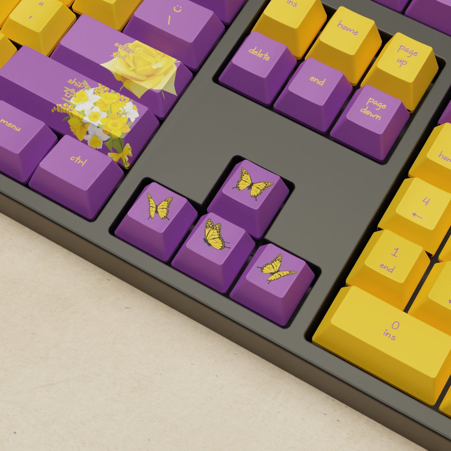 Alpha 108 - 100% Butterfly Mechanical Keyboard - Goblintechkeys