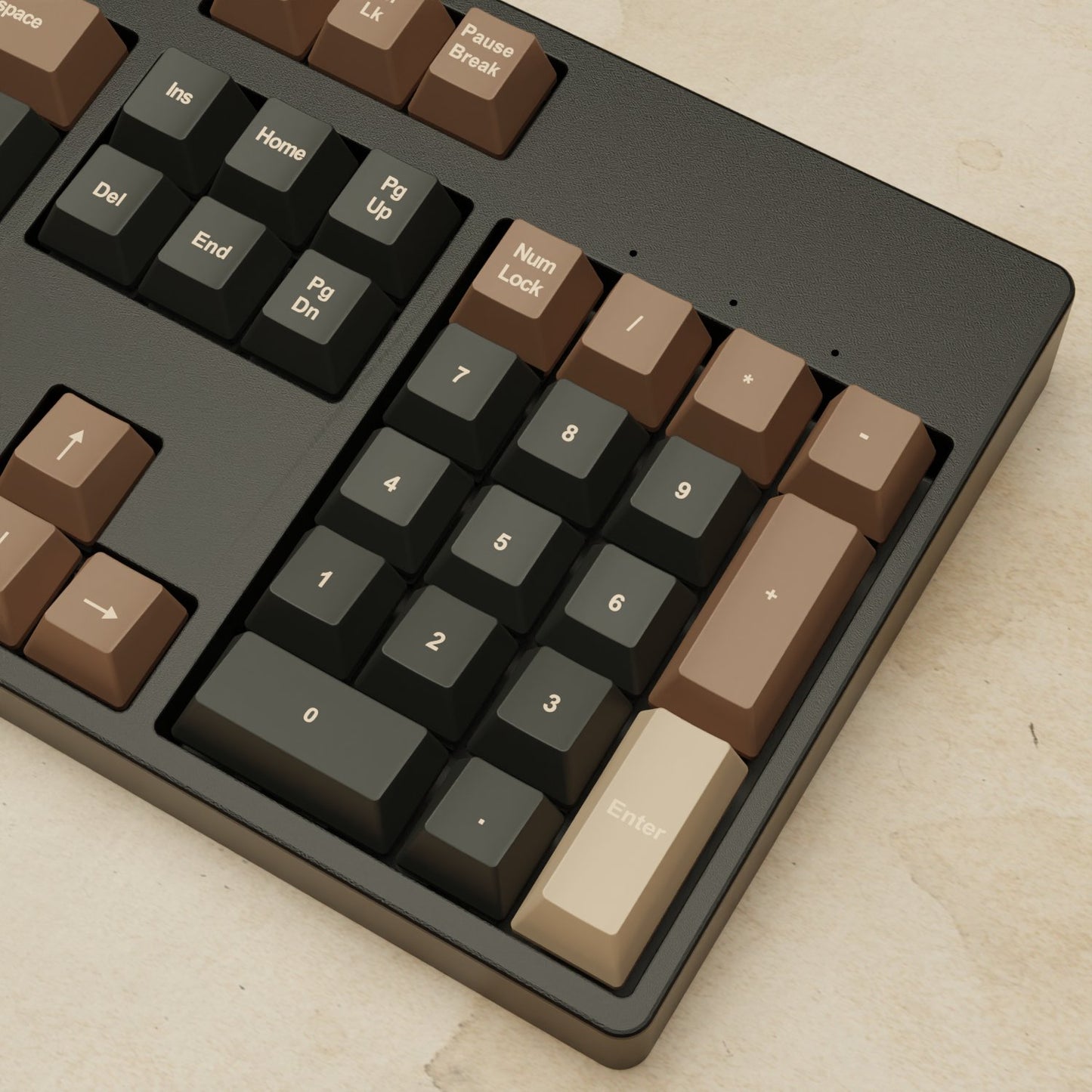 Alpha 108 - 100% Coffee Mechanical Keyboard - Goblintechkeys