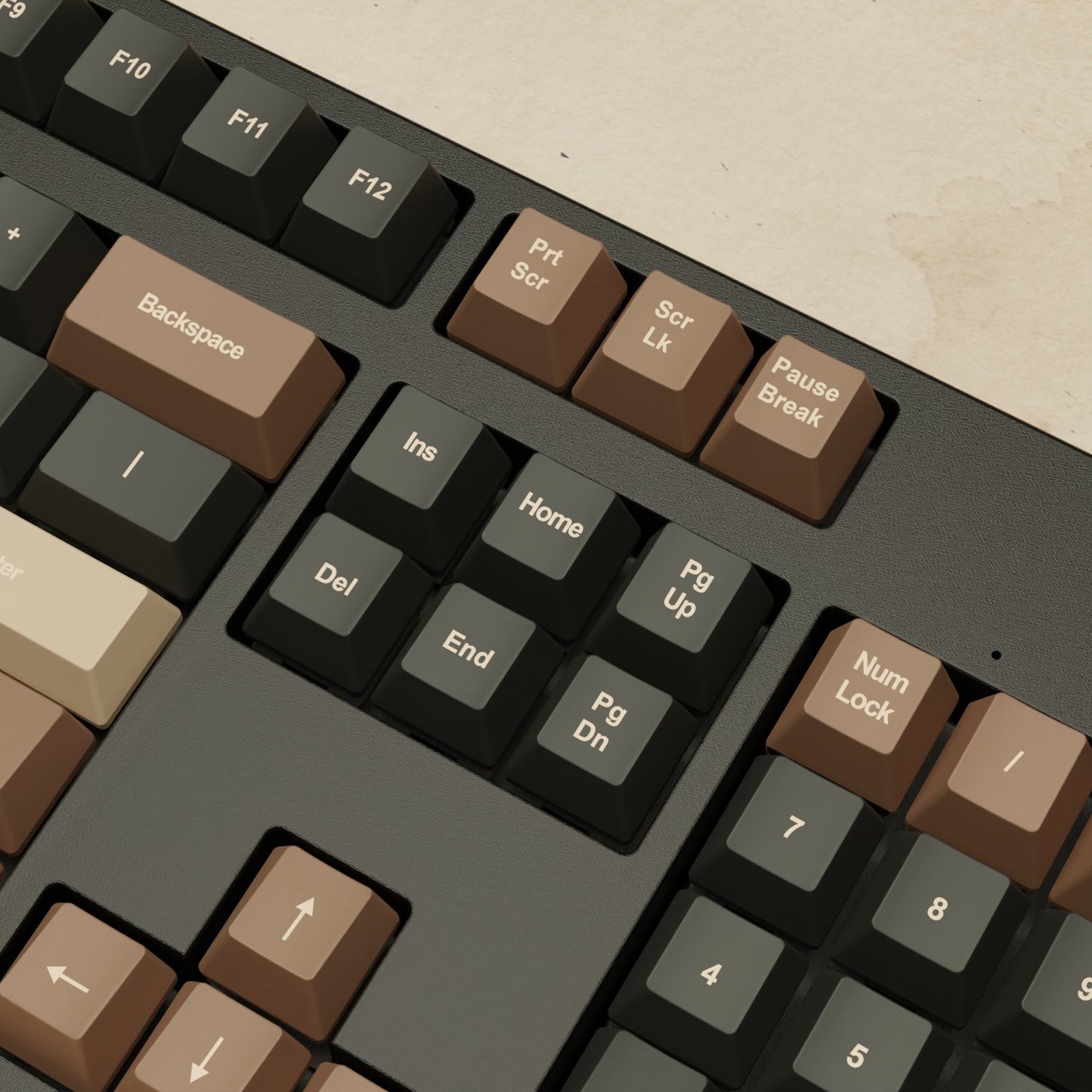 Alpha 108 - 100% Coffee Mechanical Keyboard - Goblintechkeys