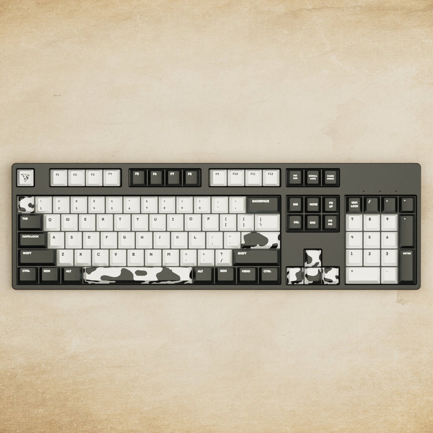 Alpha 108 - 100% Cow Mechanical Keyboard - Goblintechkeys