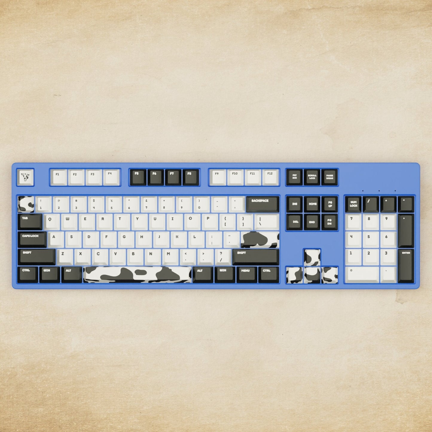 Alpha 108 - 100% Cow Mechanical Keyboard - Goblintechkeys
