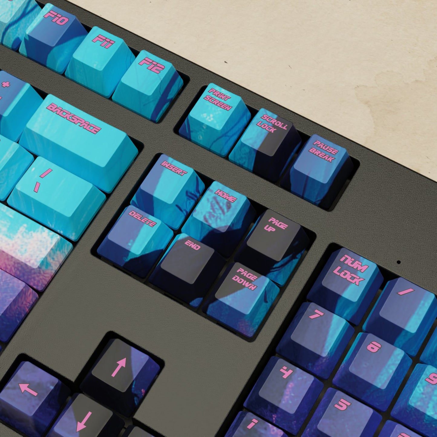 Alpha 108 - 100% Cyber Tiger Mechanical Keyboard - Goblintechkeys