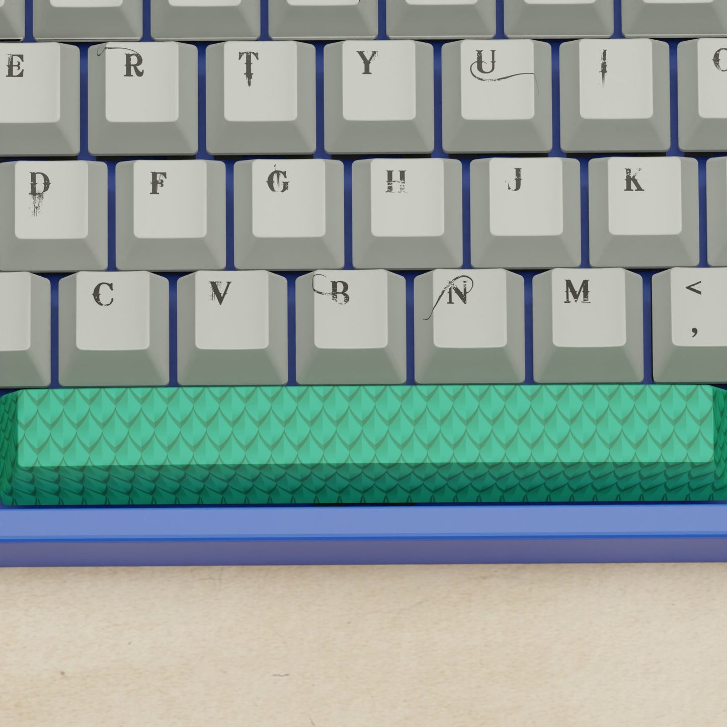 Alpha 108 - 100% Dragon Scale Mechanical Keyboard - Goblintechkeys