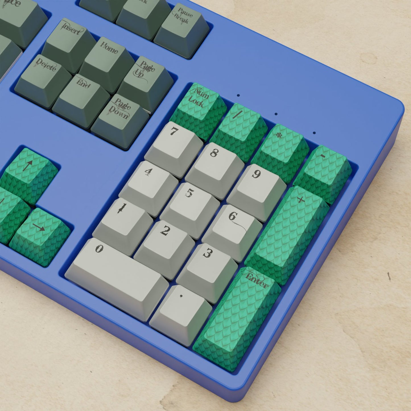 Alpha 108 - 100% Dragon Scale Mechanical Keyboard - Goblintechkeys