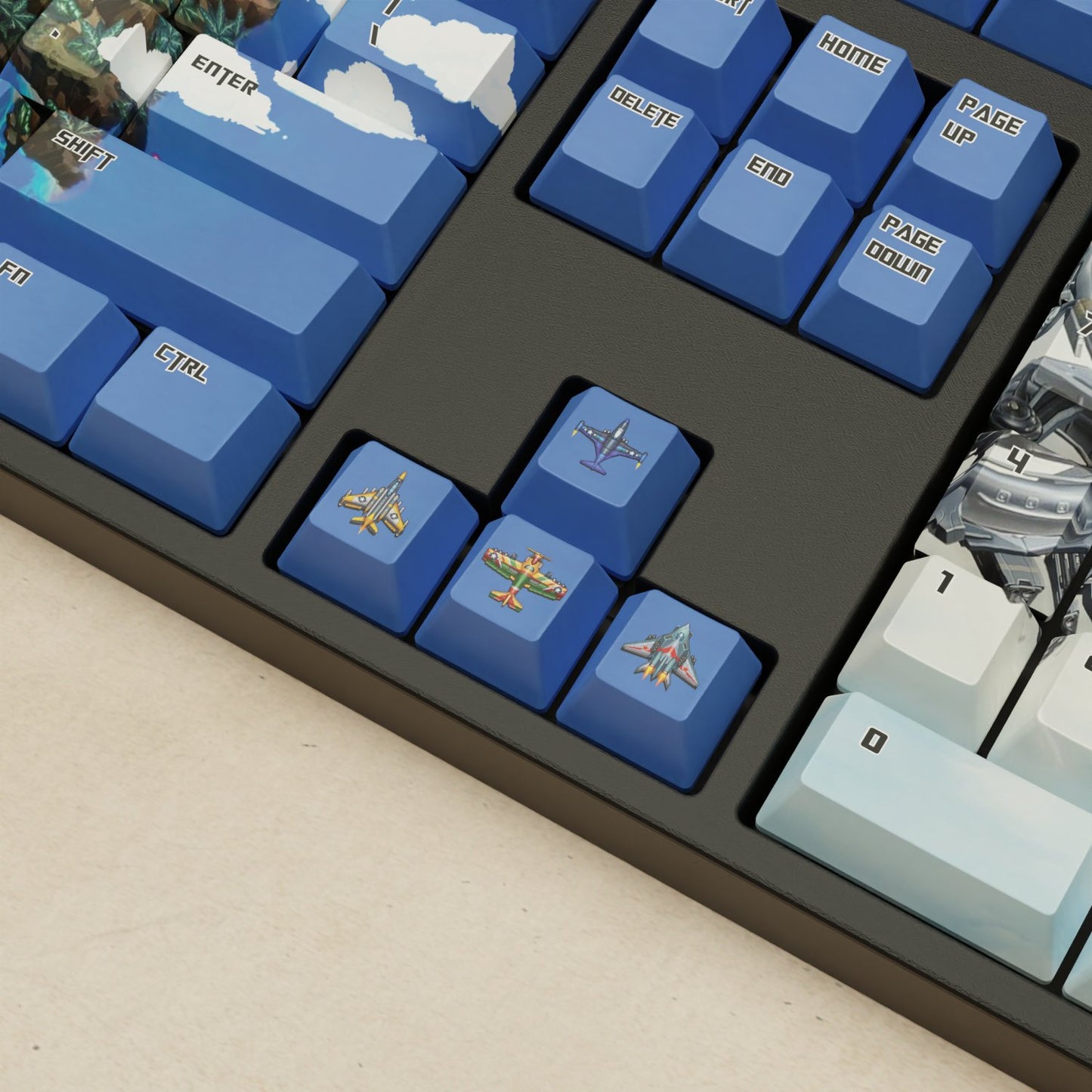 Alpha 108 - 100% Fighter Arcade Mechanical Keyboard - Goblintechkeys