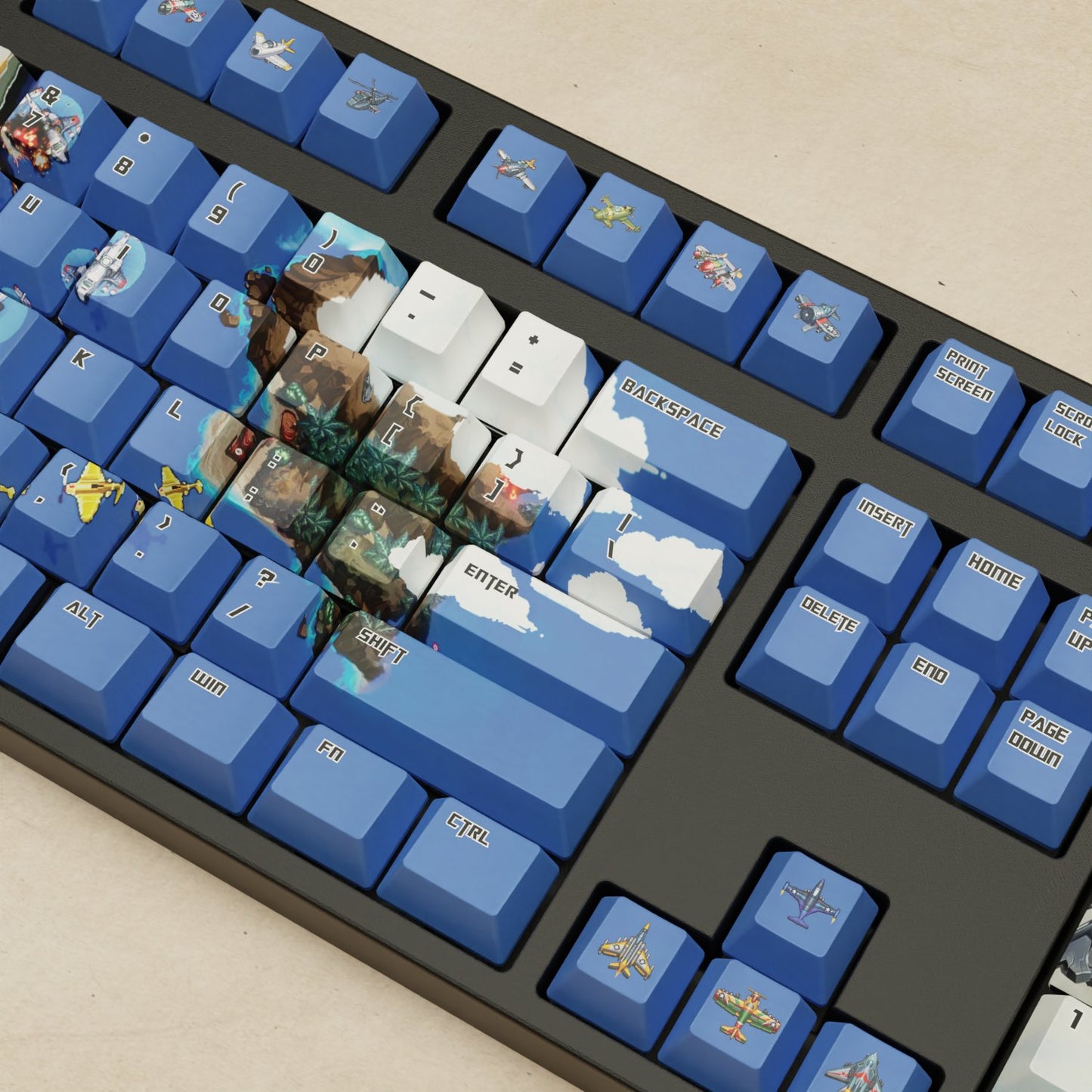 Alpha 108 - 100% Fighter Arcade Mechanical Keyboard - Goblintechkeys