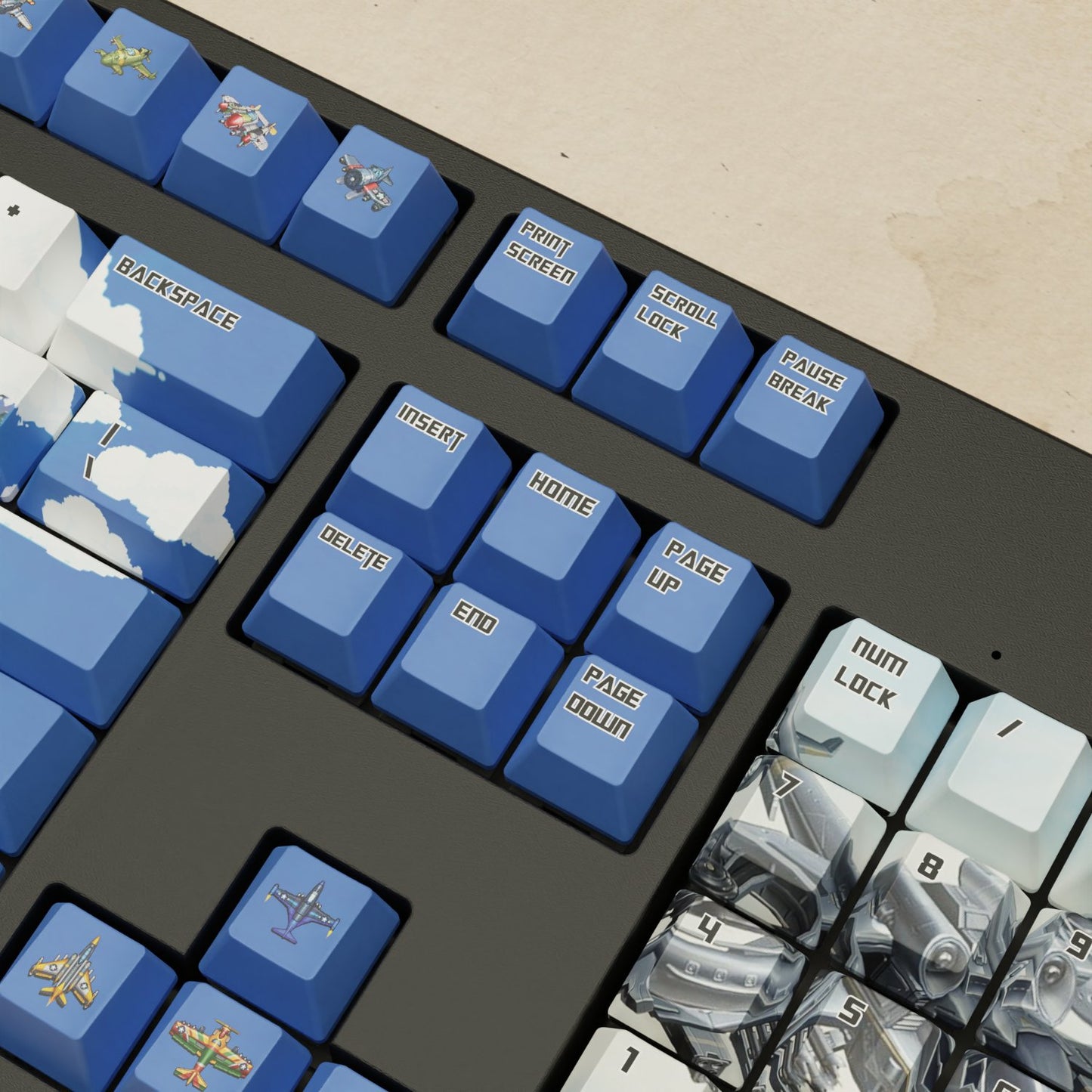 Alpha 108 - 100% Fighter Arcade Mechanical Keyboard - Goblintechkeys