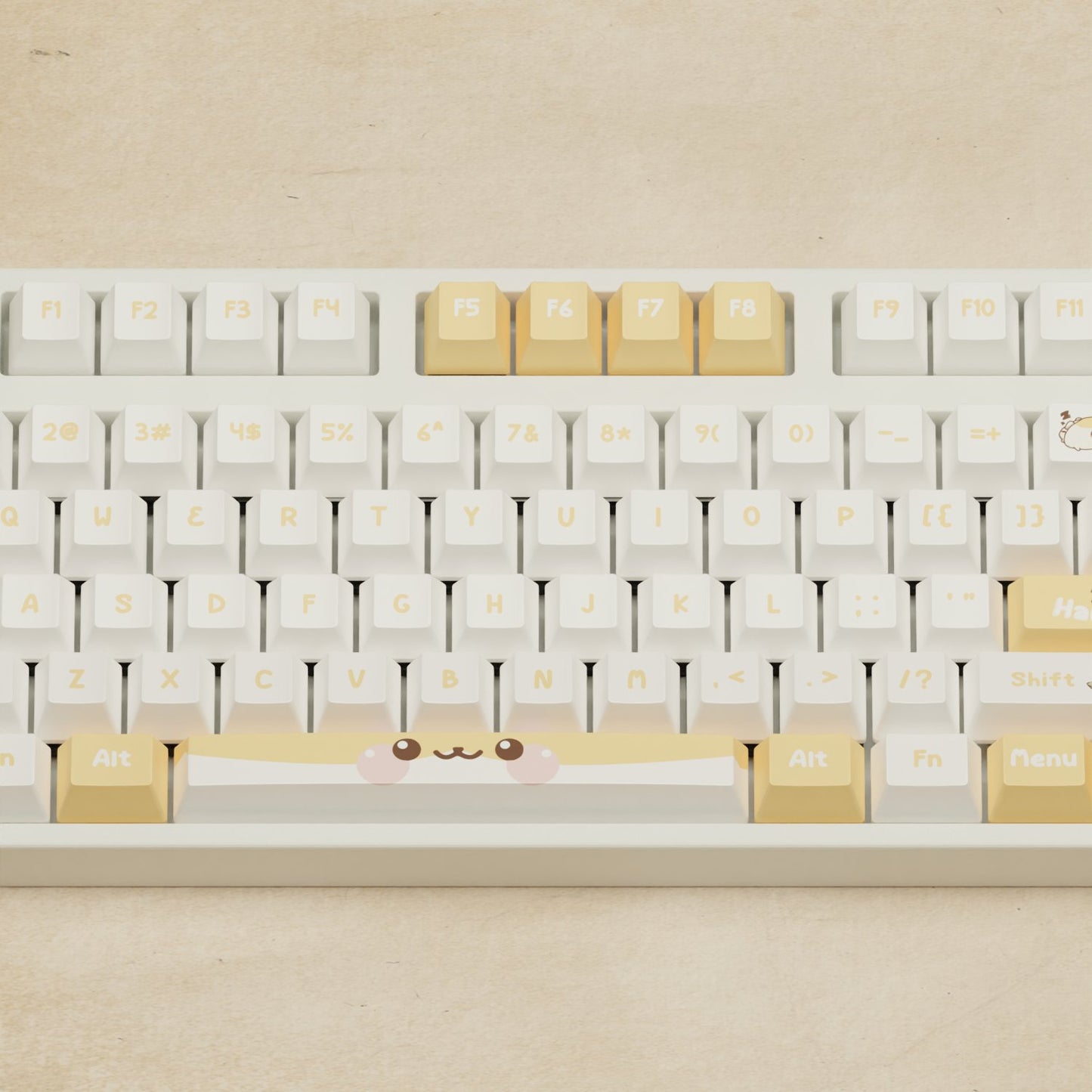 Alpha 108 - 100% Hamster Mechanical Keyboard - Goblintechkeys