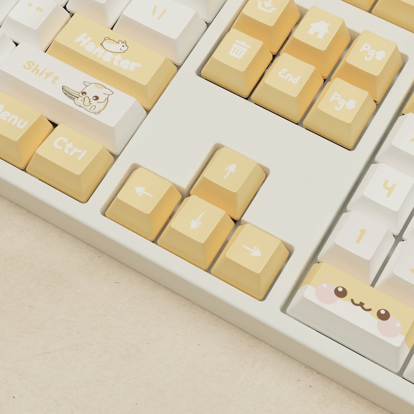 Alpha 108 - 100% Hamster Mechanical Keyboard - Goblintechkeys